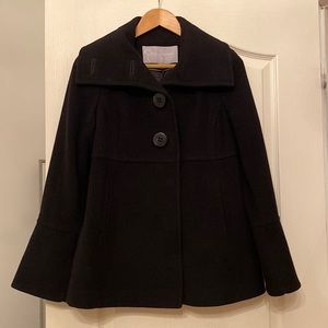 Black formal pea coat by Jessica Simpson! Size S